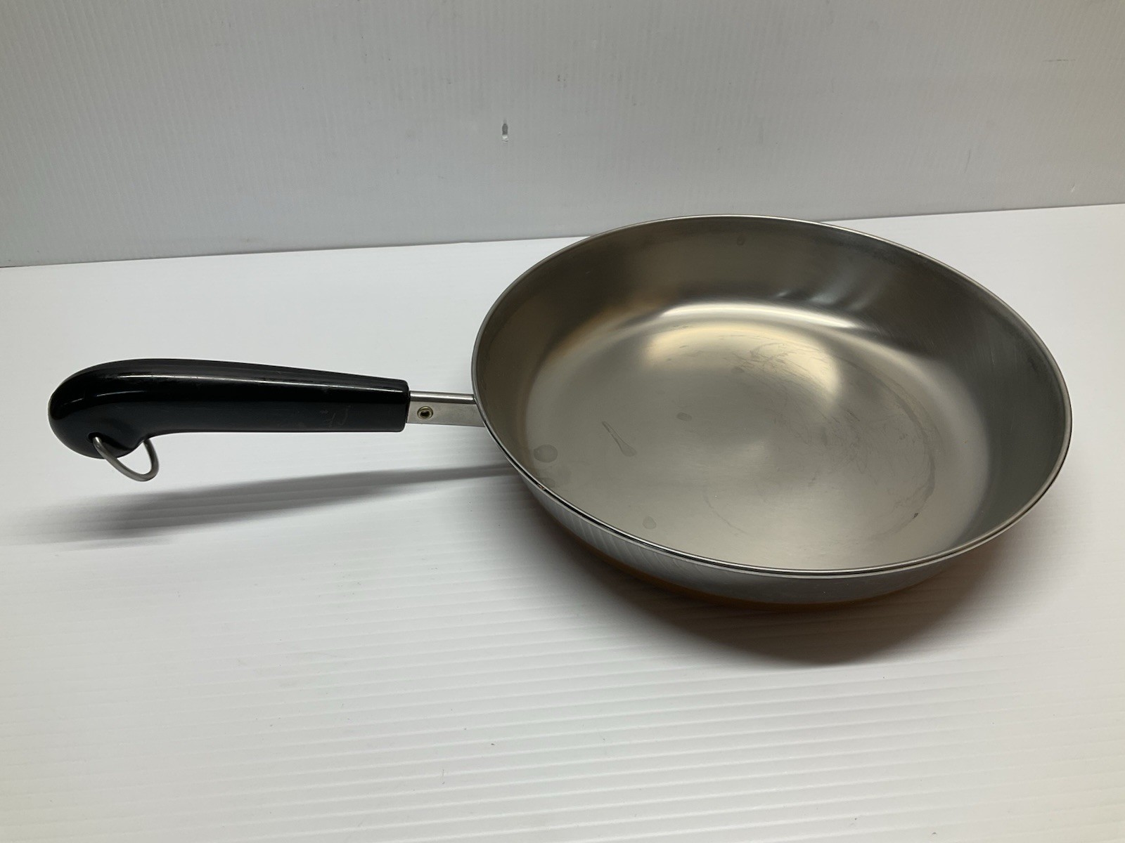 Vintage Revere Ware 1801 Copper Bottom 8pc Cookware Stockpot Skillets Pans Lids
