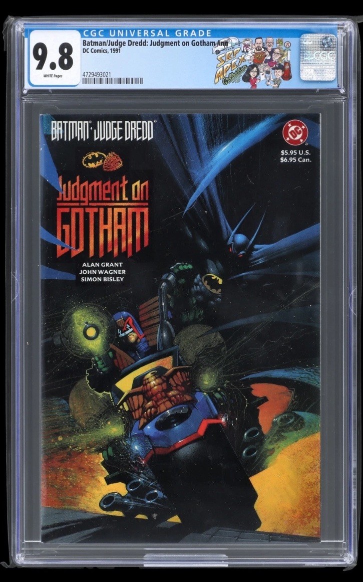 Batman Judge Dredd: Judgment on Gotham 1991 DC CGC 9.8 SRP Apex Collection