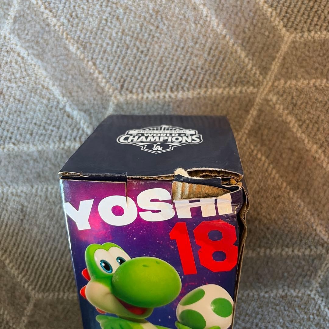 Dodgers Yoshi Yamamoto Bobblehead SGA 2026 Nintendo Super Mario Figure NIB