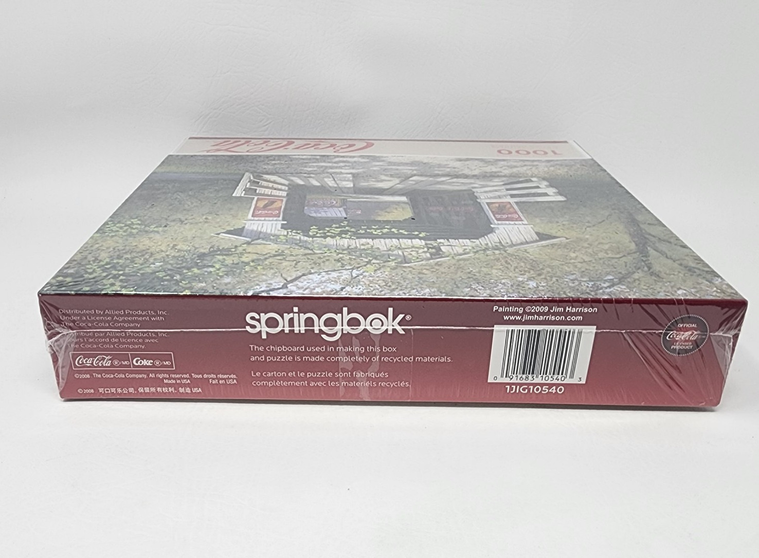 Coca Cola “The Covered Bridge” 1000 Piece Jigsaw Puzzle Jim Morrison Art Sealed