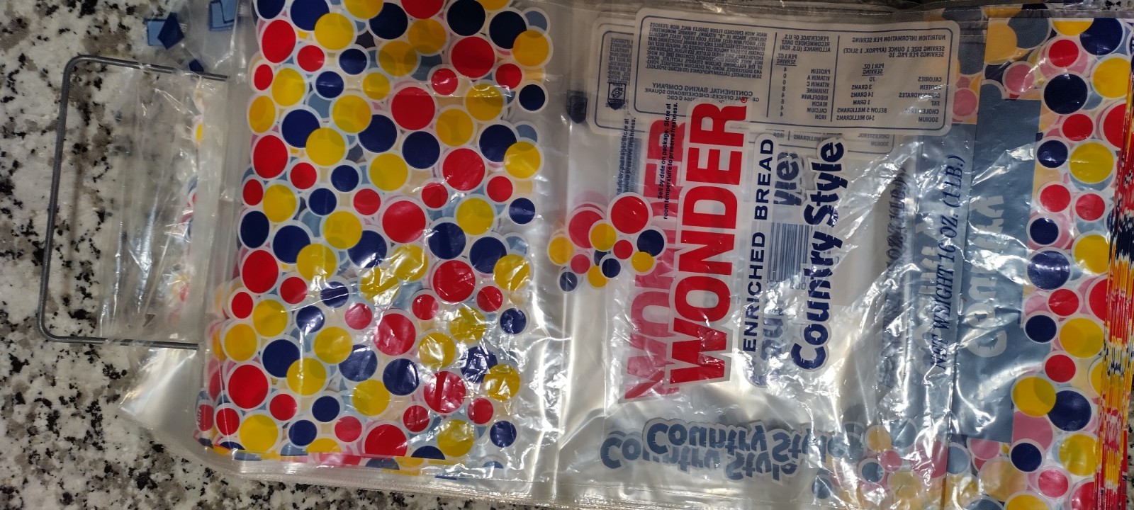 Wonder Bread Bag Lot Of 360+ Unused Store Bakery Country Style Loaf Bags Hanger