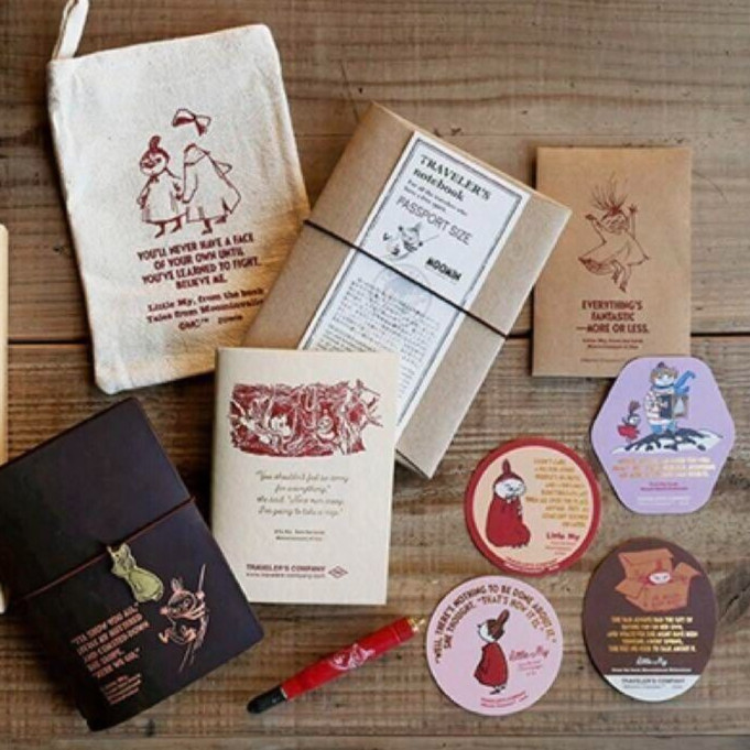 Traveler’s Notebook Limited Edition Moomin Collaboration Little My Passport Size