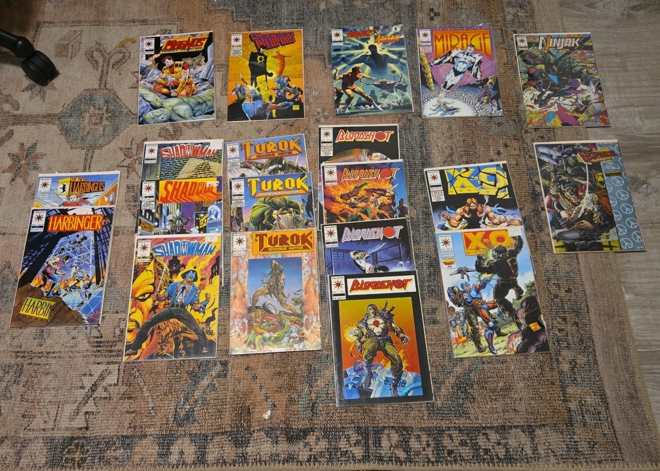 Valiant Comic Book Lot – Bloodshot, Turok, Shadowman…
