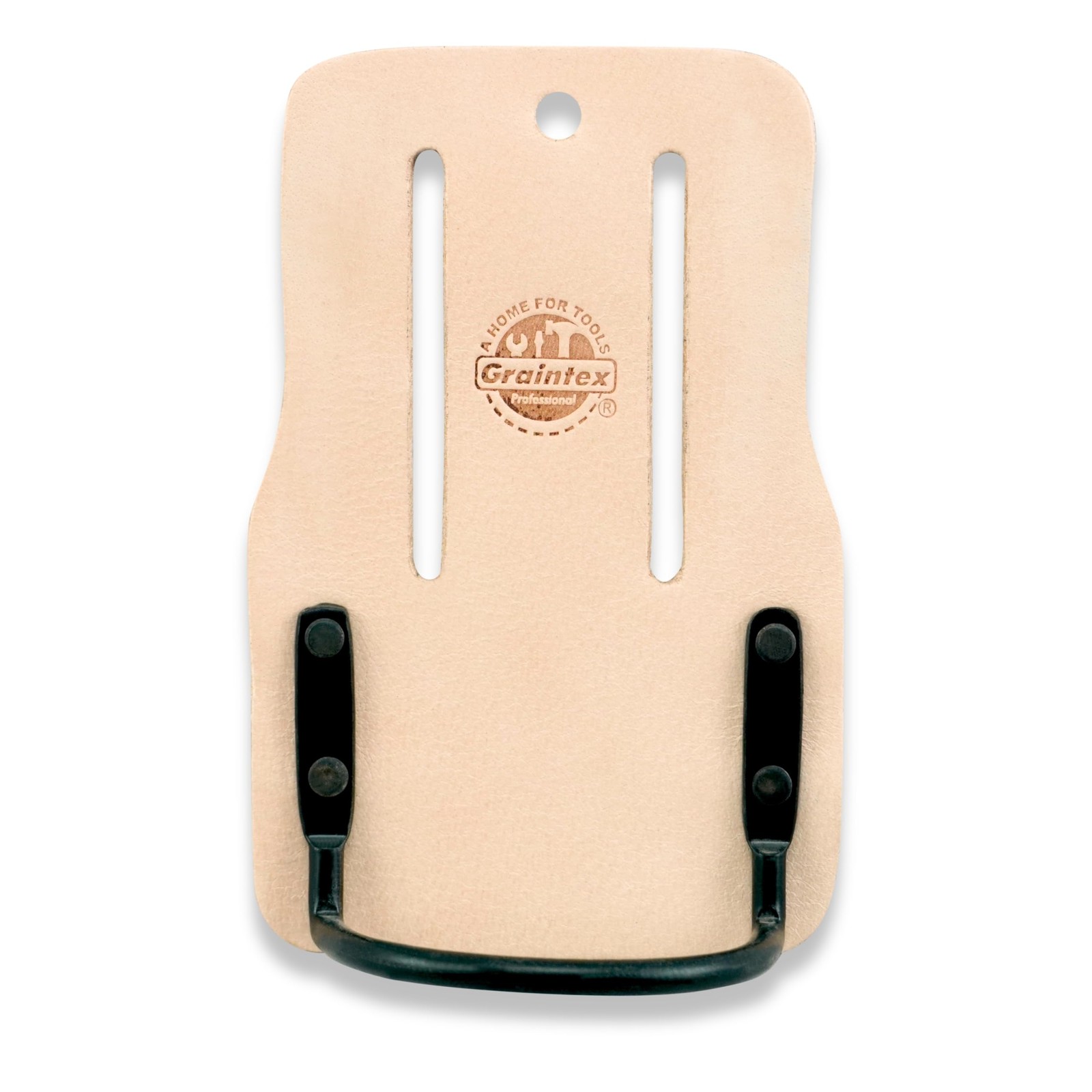 Graintex LH2020 Fixed Hammer Holder Top Grain Leather, Wide Belt Tunnel Slot