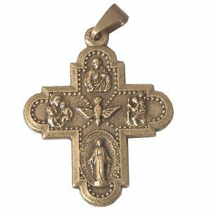 Holy Spirit Cross – Bronze (2.3×2.6cm-0.9×1″)