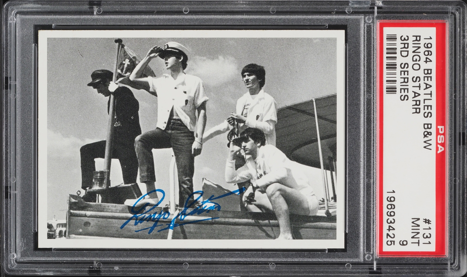 1964 Beatles B&W Ringo Starr #131 PSA 9