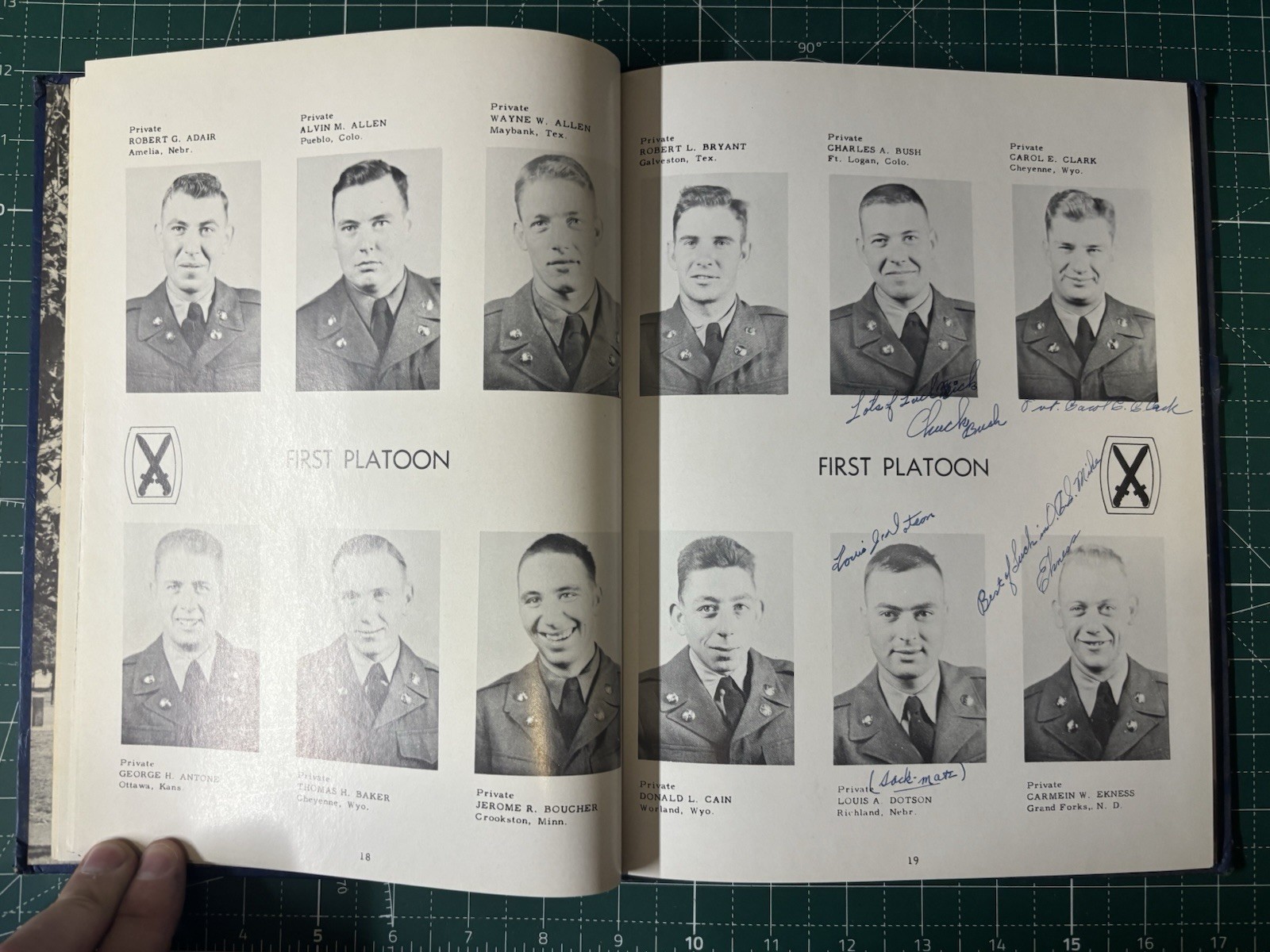 Korean War Era Rare 10th Infantry Division Book 1951