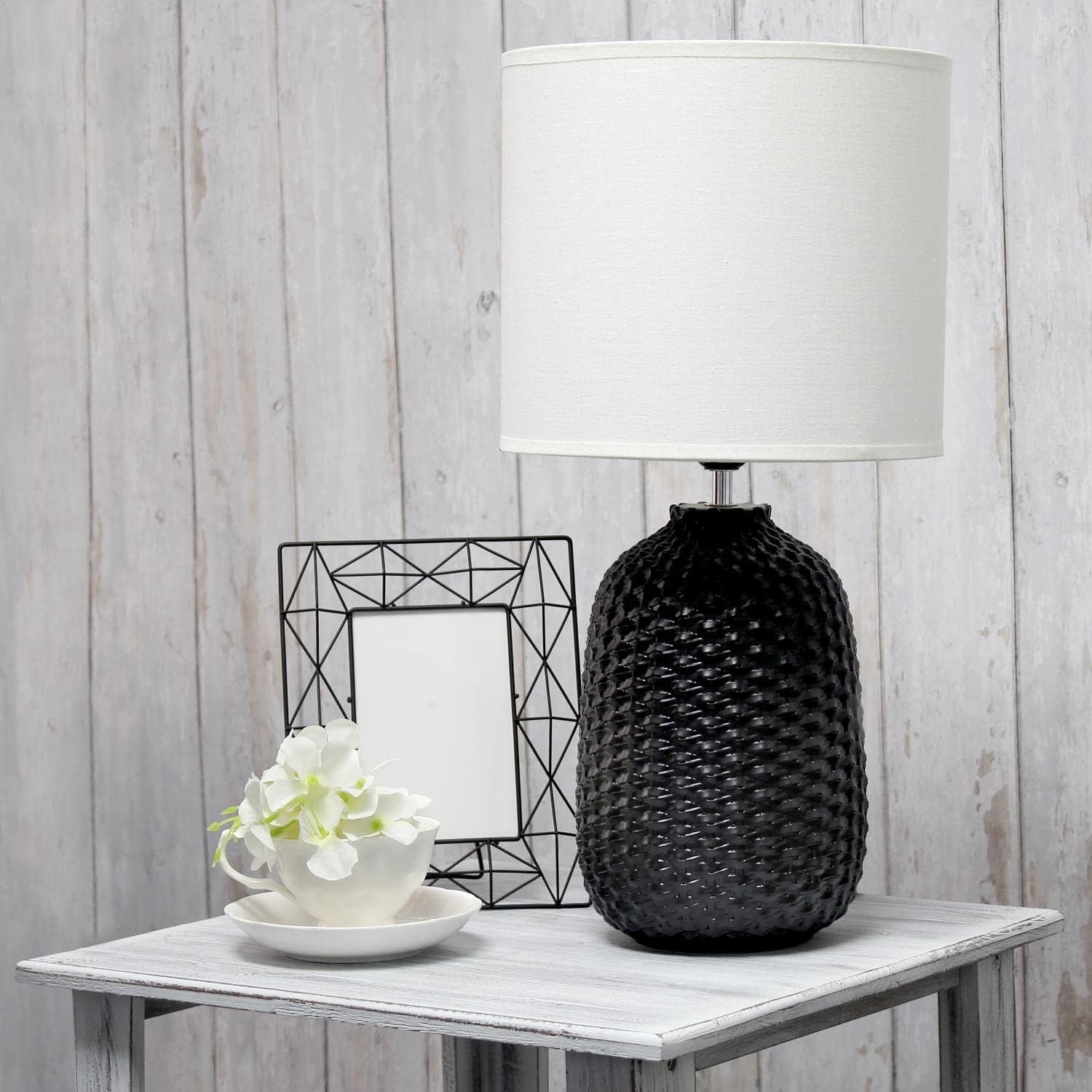 Simple Designs LT1135-BLK 20.4″ Tall 10.24″L x 10.24″W x 20.4″H, Black