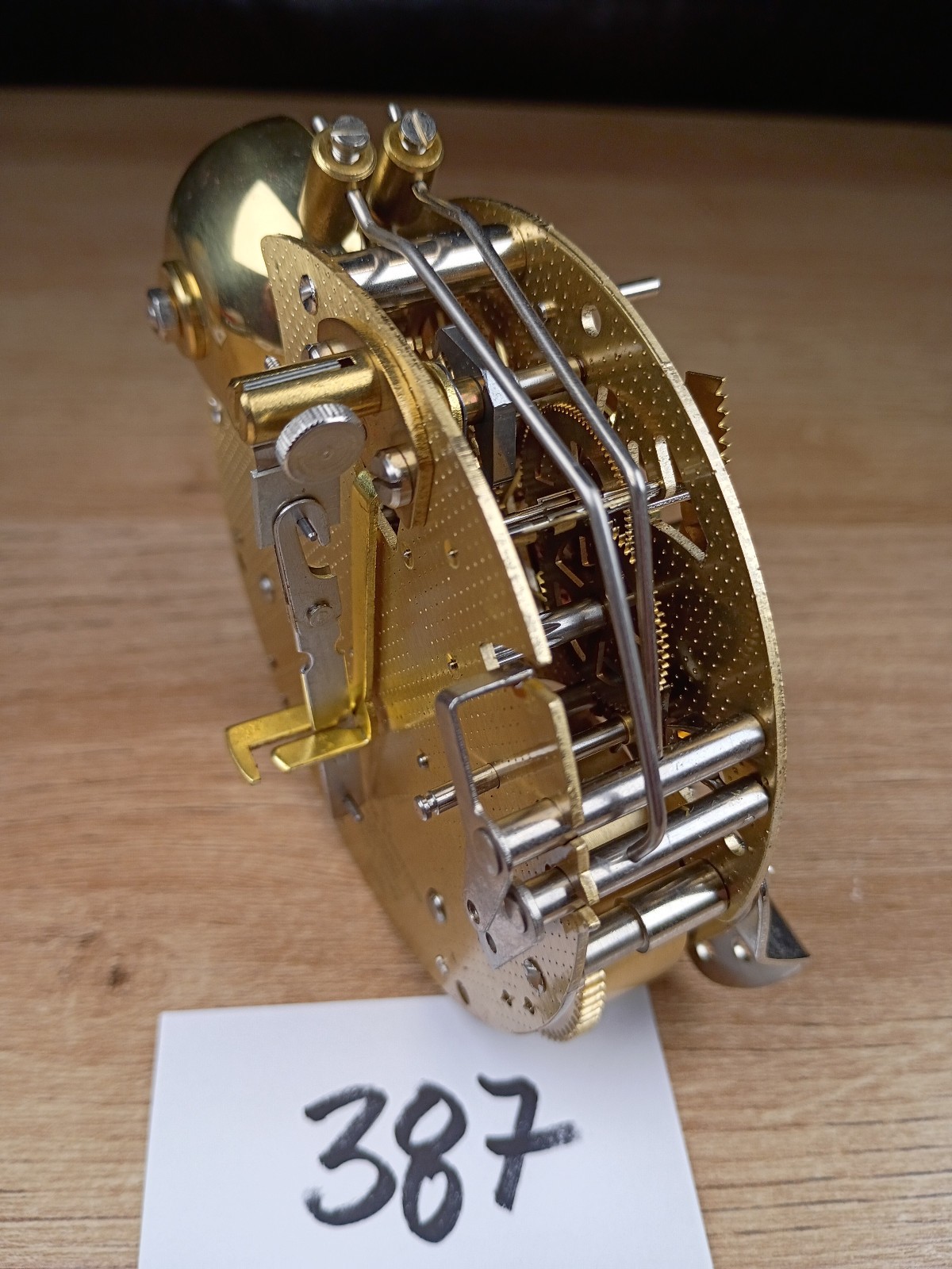 Hermle 131-080 21cm German Clock Movement Double Bell Bim-Bam