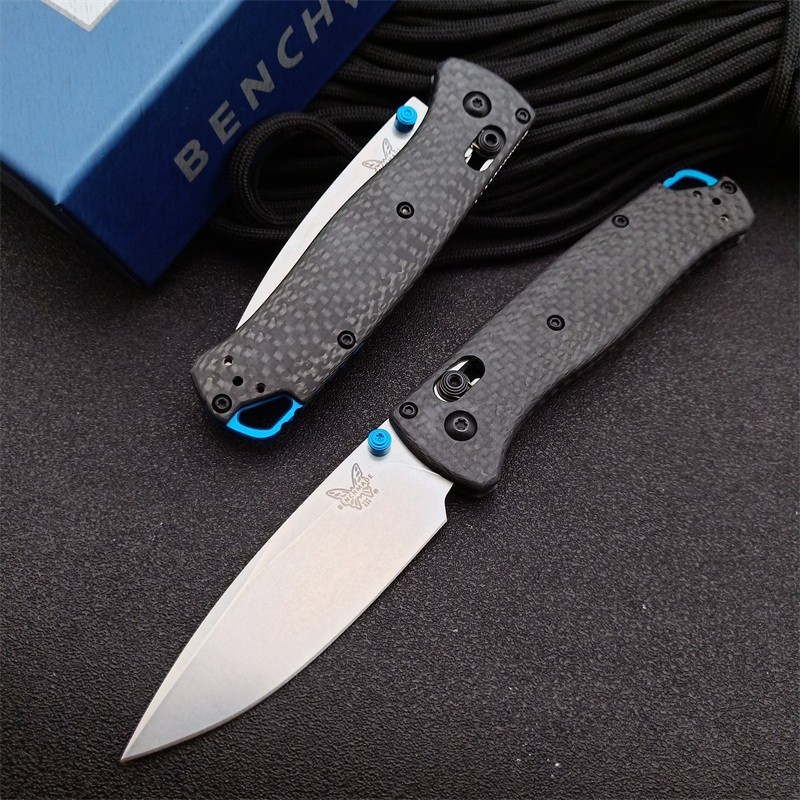 AXIS Lock Knives Black Carbon Fiber Handle Tactical Pocket Knife Light Weight