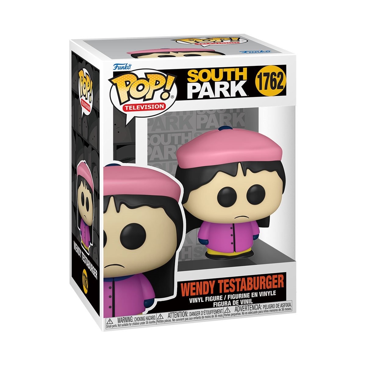 FUNKO • SOUTH PARK • WENDY TESTABURGER #1762 • w/Pro • Ships Free