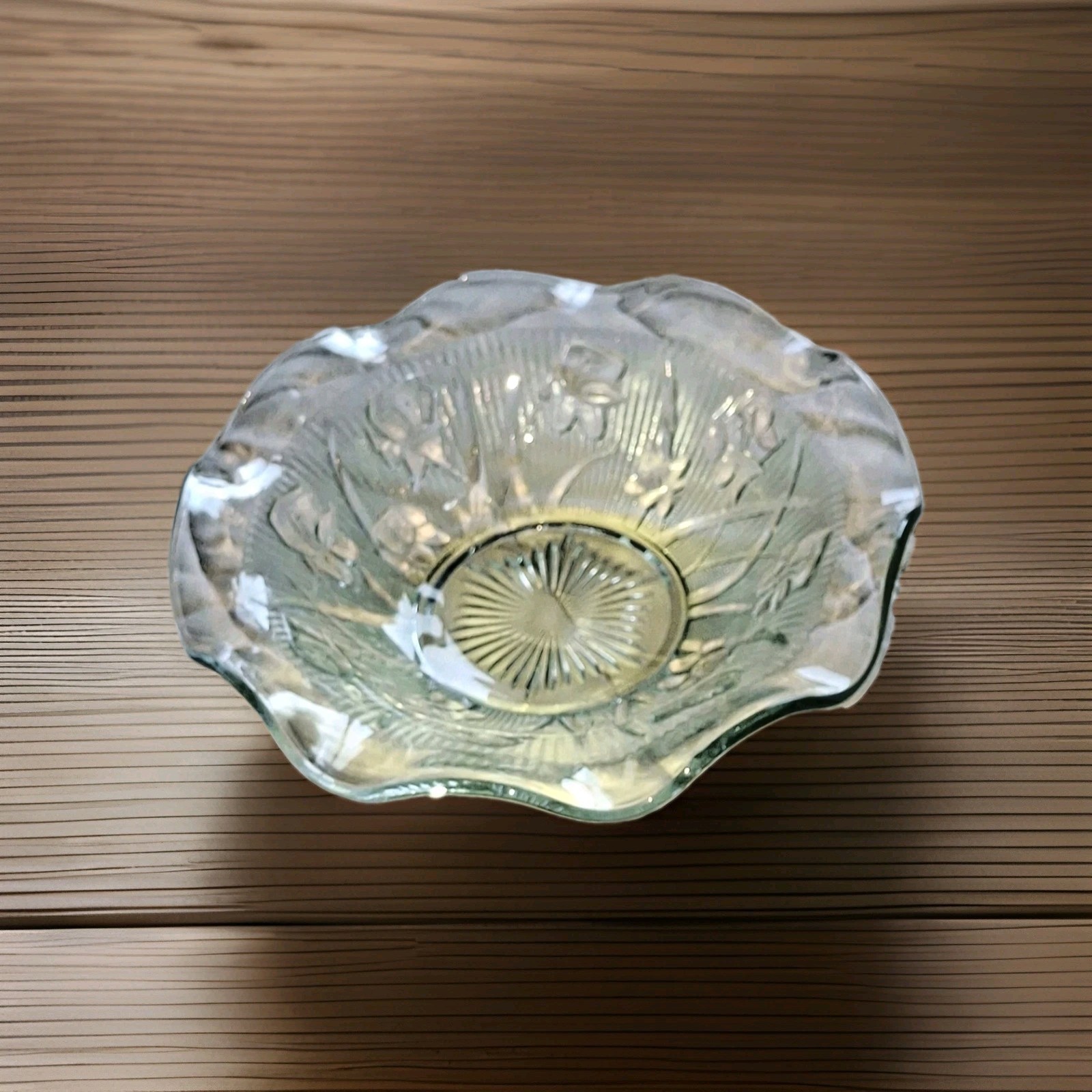 Jeannette Iris & Herringbone Depression Glass Table Set Pitcher Tumblers Bowls