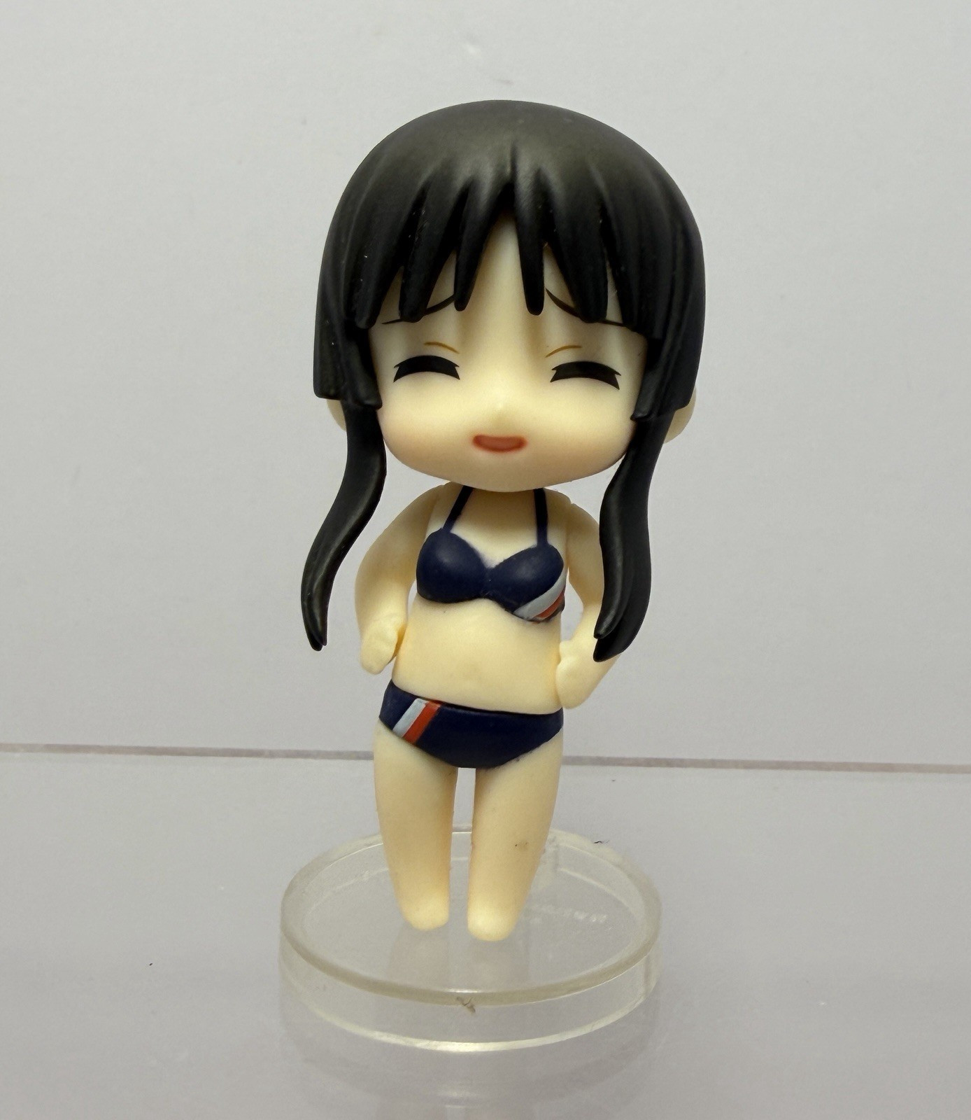 Good Smile 2010 K-On! Mio Akiyama Nendoroid Petit Swimsuit Anime Figure Japan