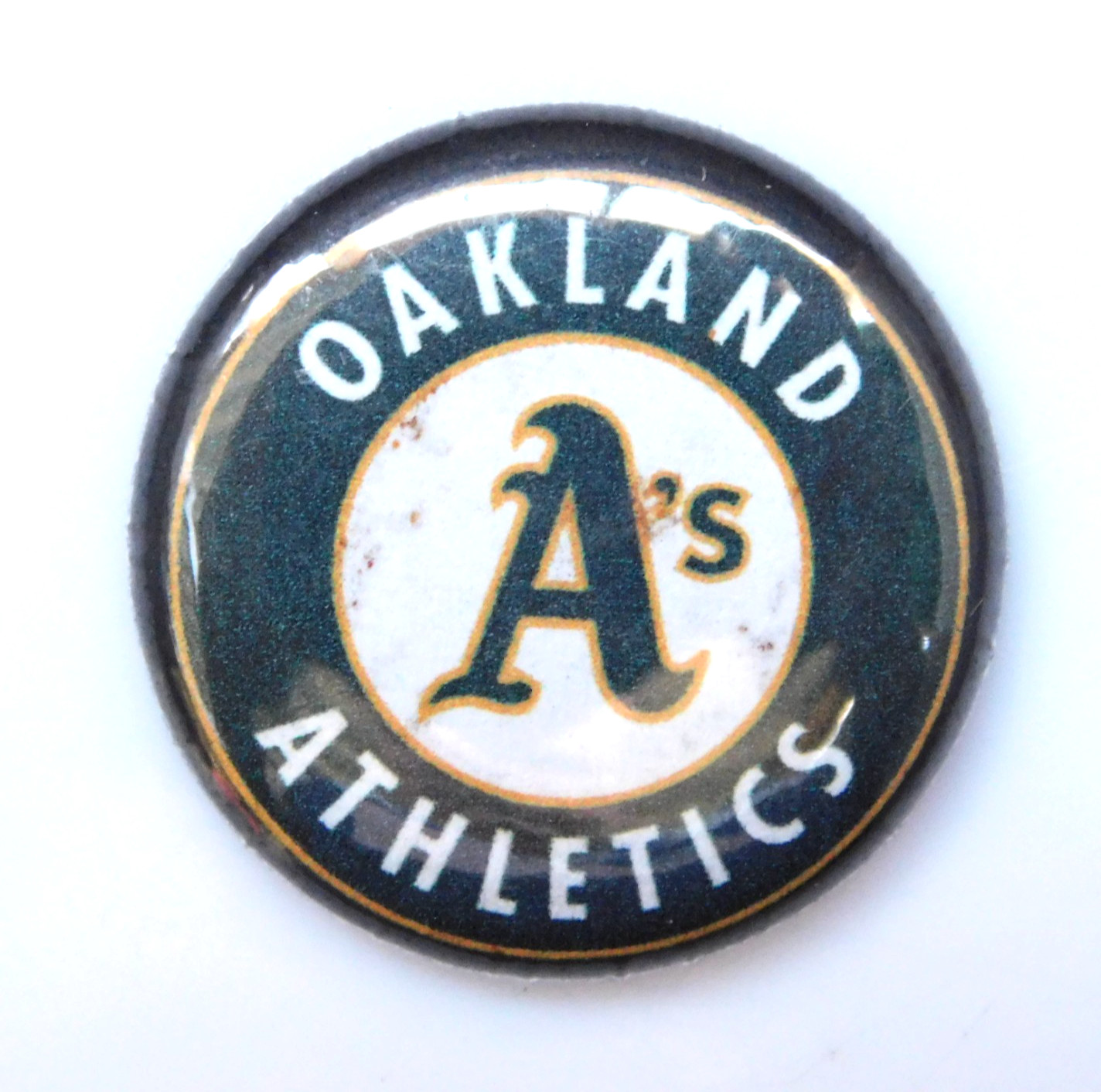 Oakland A’s Vintage Pinback Athletics MLB Baseball Fan Flair Pin