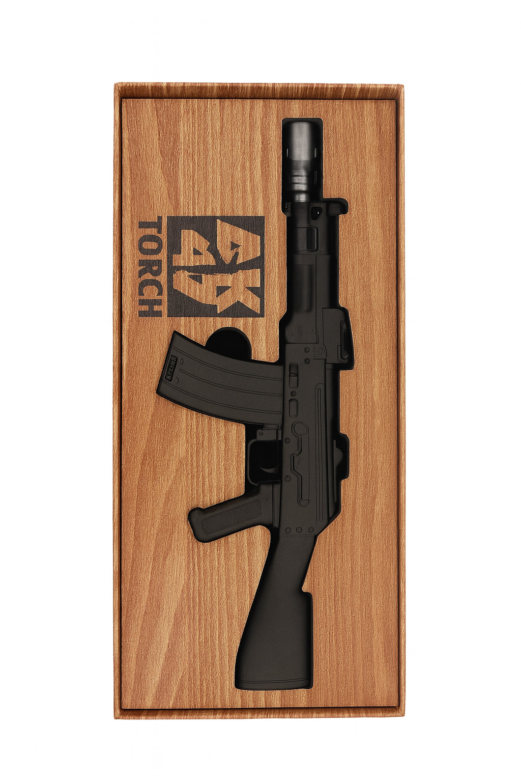 LIG Techno Torch 9″ AK-47 Lighter Gift Box – Gold & Black – 1CT – $22.99 FREE SH