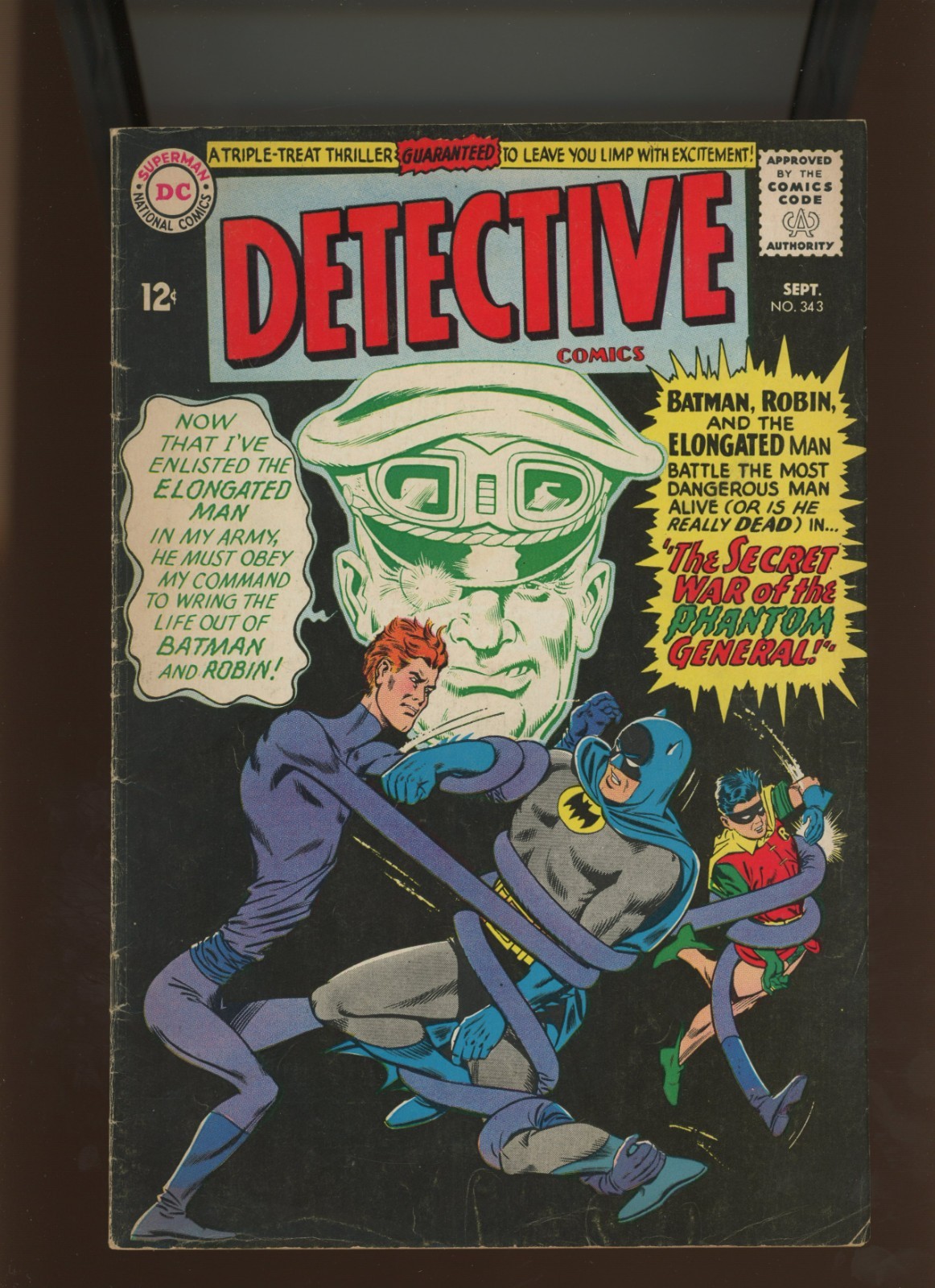 (1965) Detective Comics #343: SILVER AGE DC! COMBINED SHIPPING! (4.0/4.5)