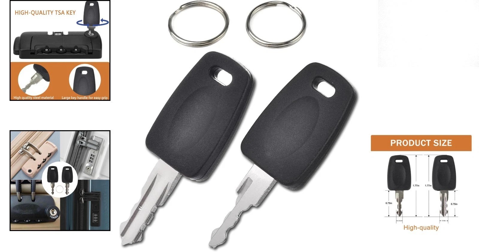 Universal TSA Lock Key 002 & 007 – Keyless Solution for Forgotten Passwords