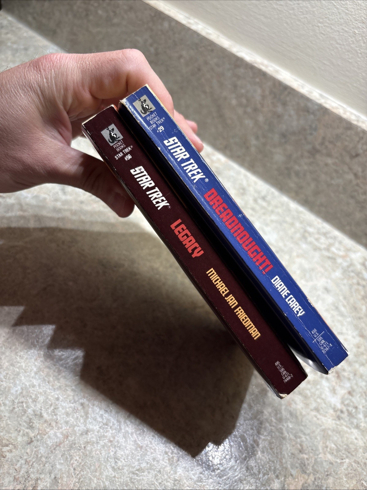 Star Trek Novel #s 29 56 Lot of 2 Pocket Books Paperback Vintage Sci Fi Collect