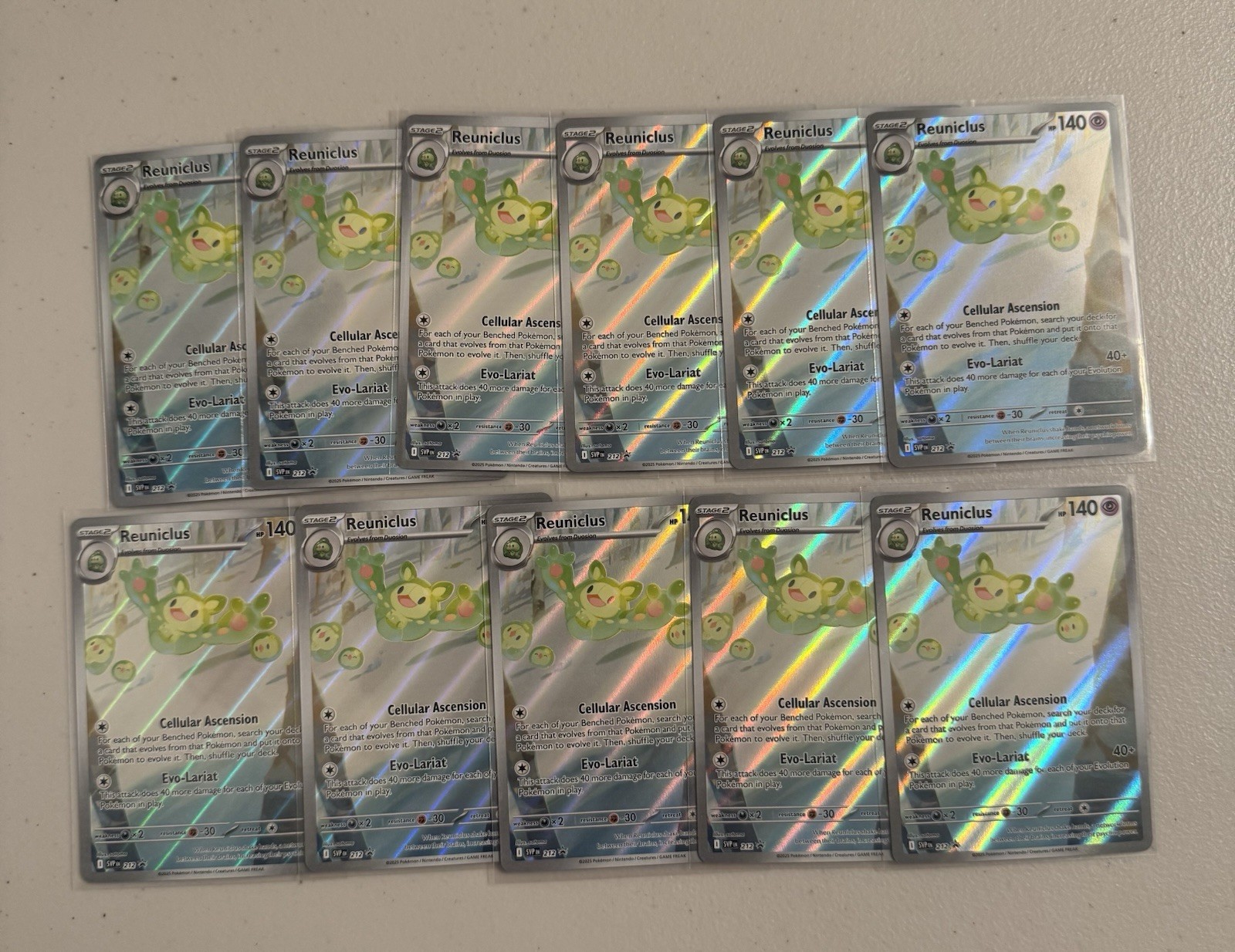 Lot Of 11 Reuniclus 212 Scarlet & Violet Promo NM Condition
