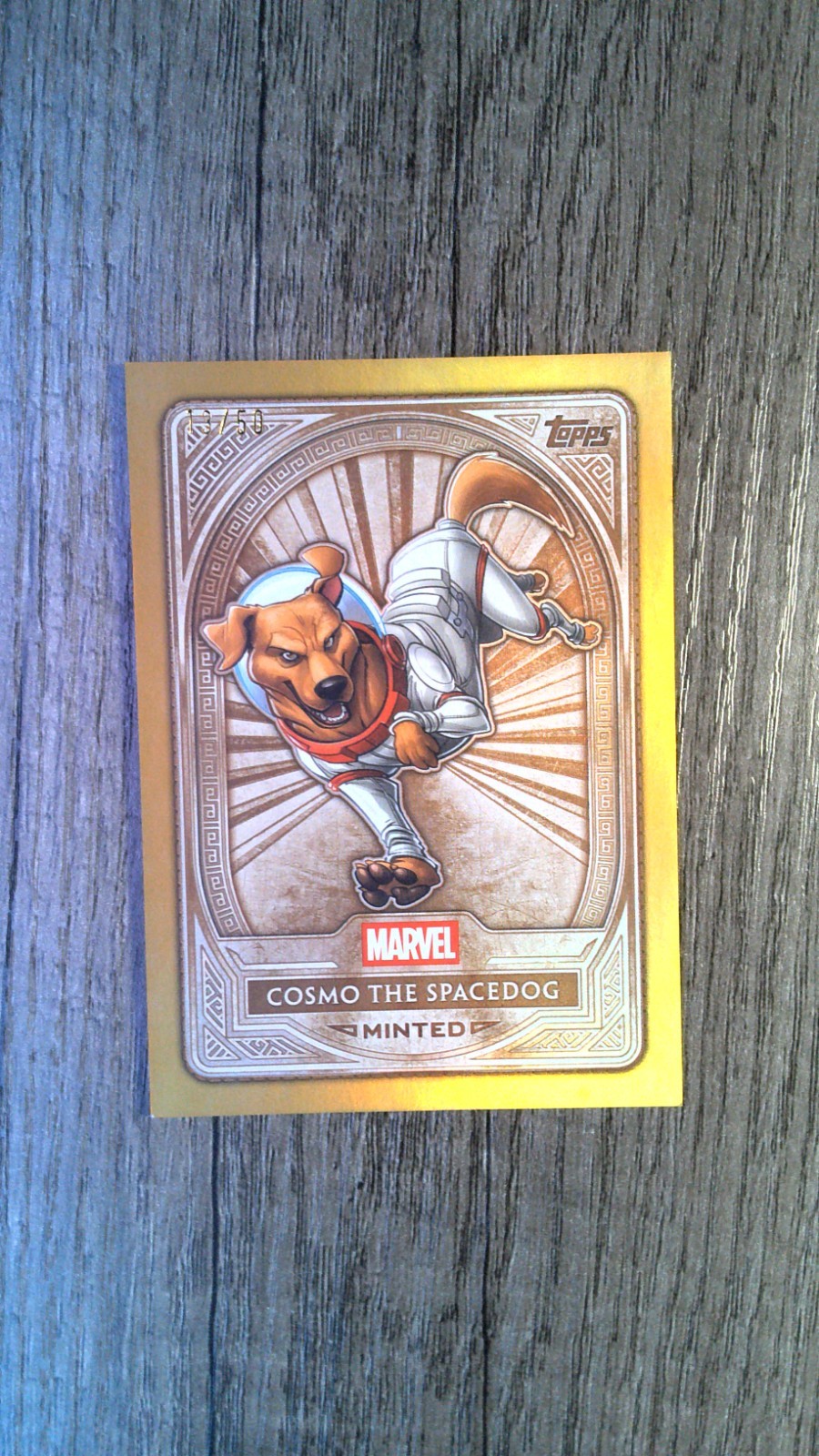 Cosmo the Spacedog 2025 Mint Marvel #5 Gold 13/50