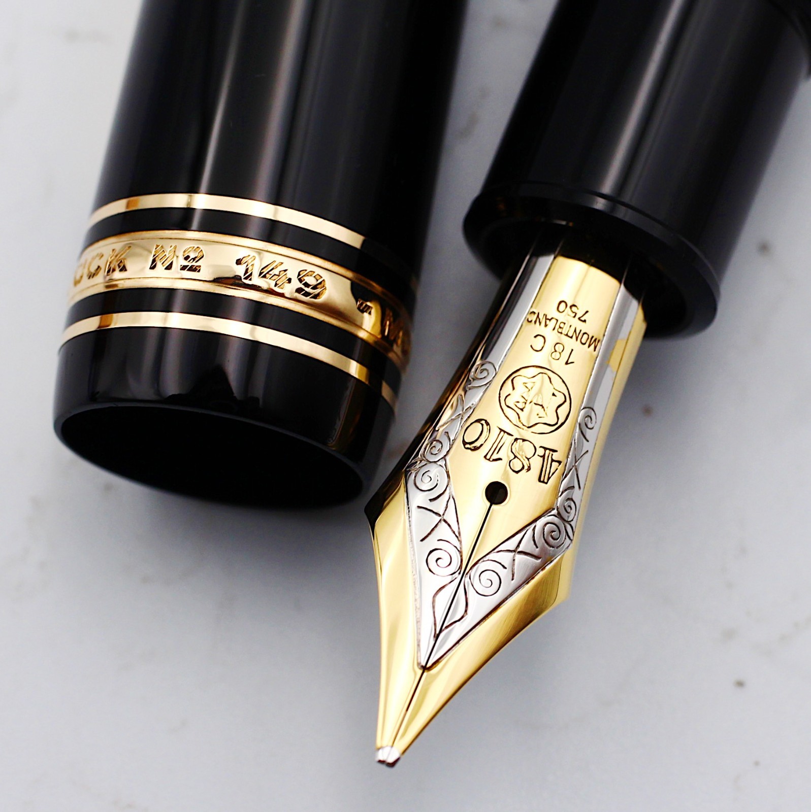 [Mint] Montblanc Meisterstuck 149 18C750 Fountain Pen B Nib 1970s w/box