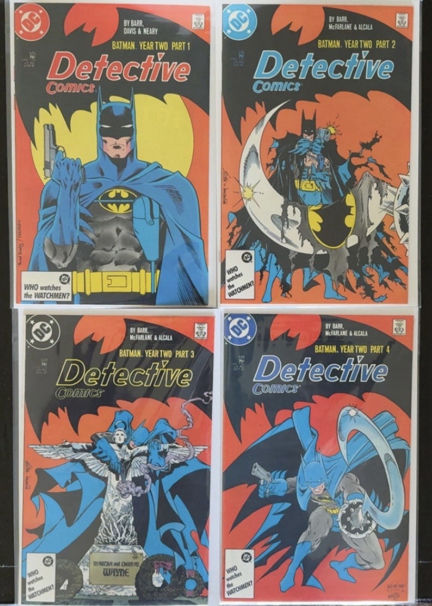 Batman Year Two Part 1-4 VF/NM Original 1st Print