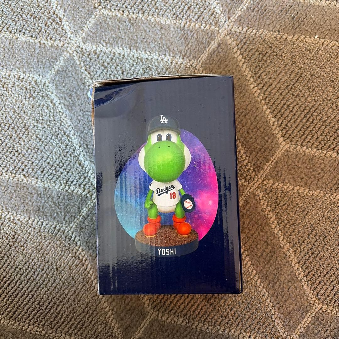 Dodgers Yoshi Yamamoto Bobblehead SGA 2026 Nintendo Super Mario Figure NIB