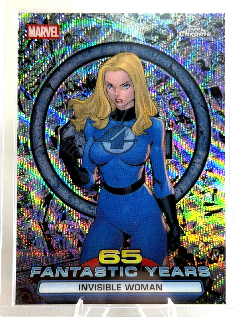 2026 TOOPS CHROME MARVEL INVISIBLE WOMAN 65 FANTASTIC YEARS FY-02 WAVE