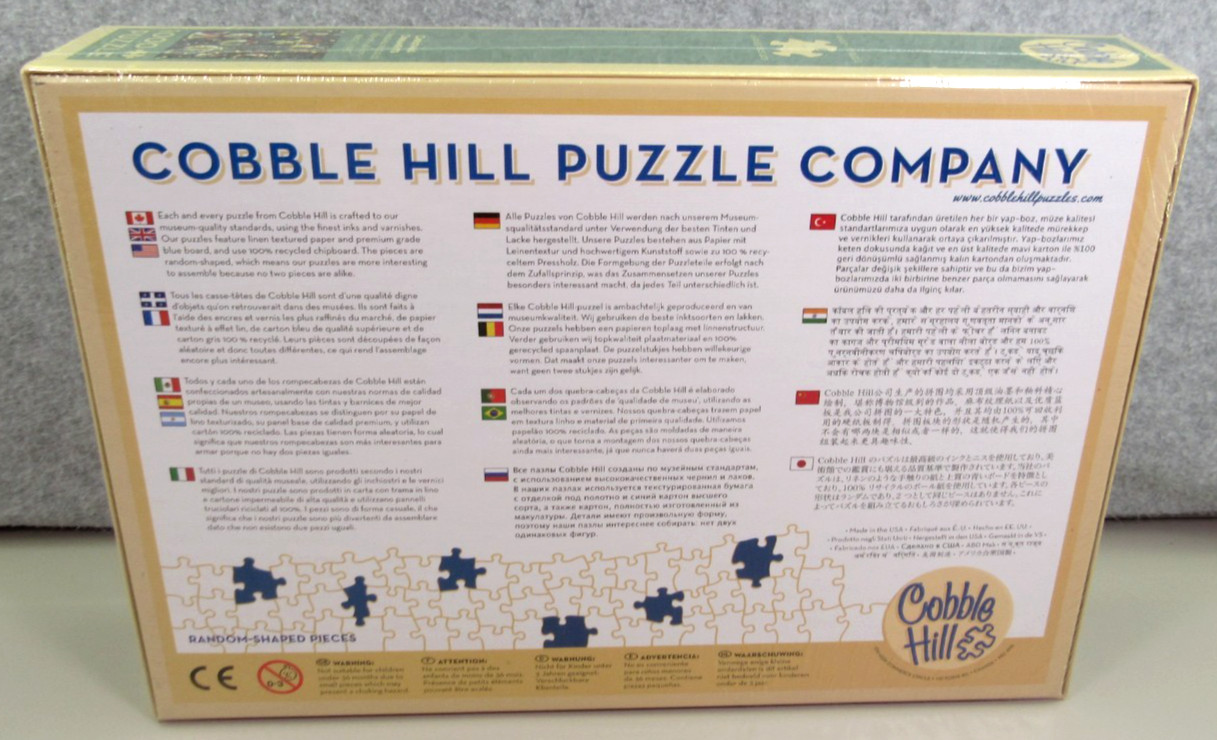 Cobble Hill 1000 Piece Jigsaw Puzzle CHRISTMAS ORNAMENTS 26″ x19″ Sealed! New!