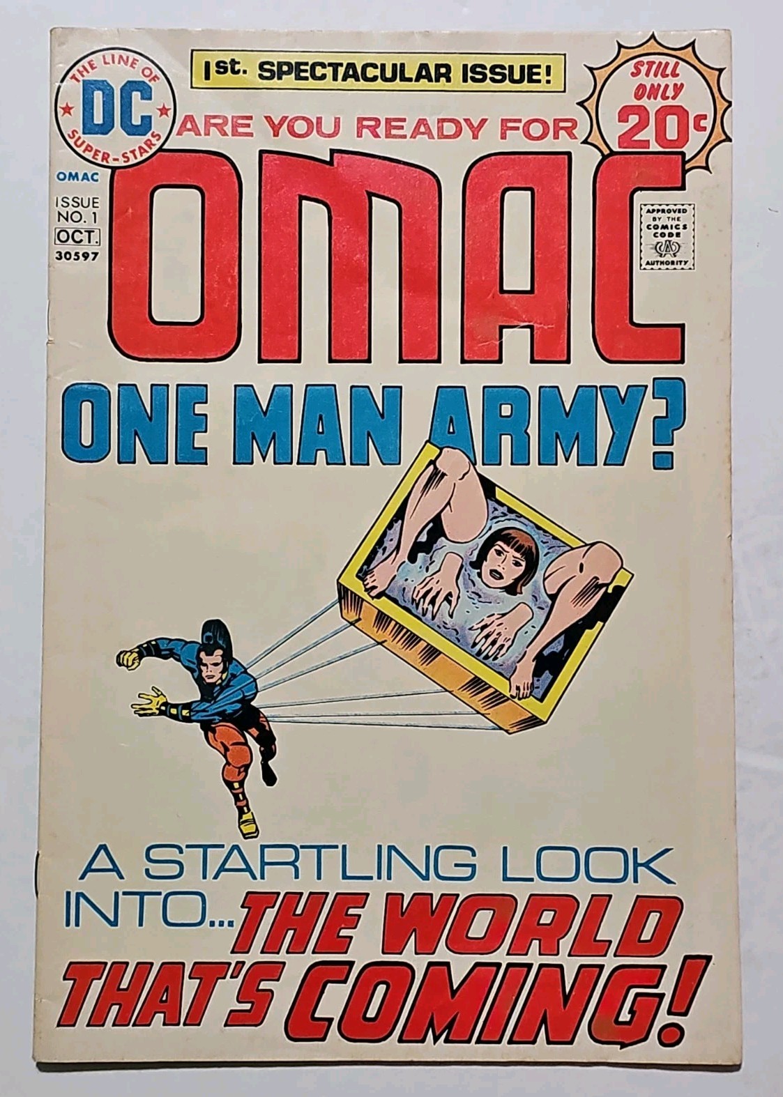 OMAC #1 Origin 1st Appearance Jack Kirby Art
