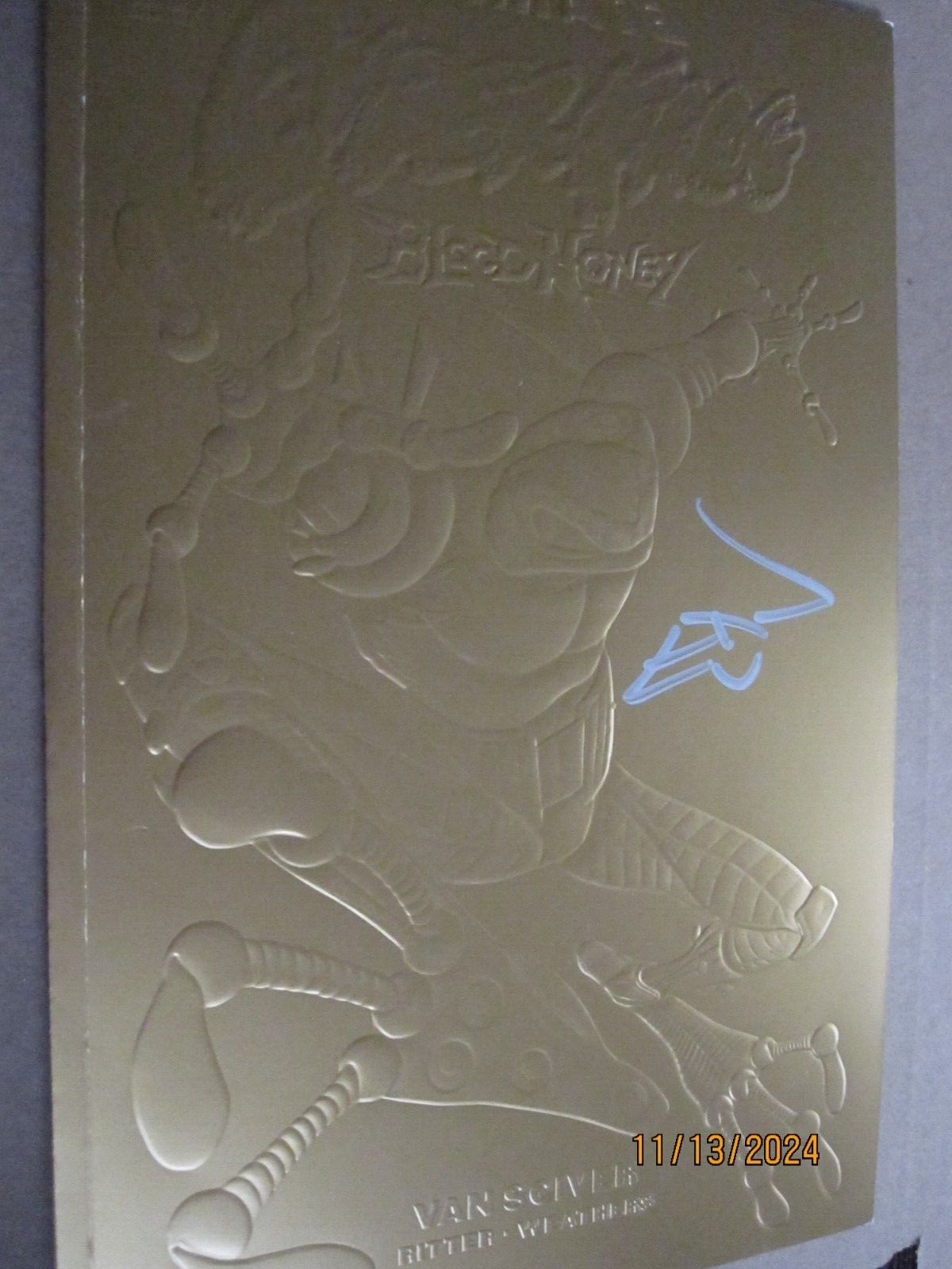 ALL CAPS ULTIMATE CYBERFROG: BLOOD HONEY GOLD COVER ETHAN VAN SCIVER SIGNED