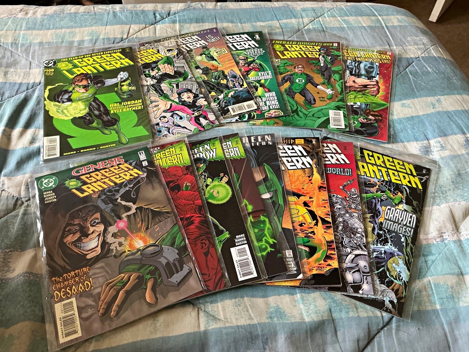 DC Comics Green Lantern Lot Kyle Rayner 97 #91-95,97-107,110,119,SF1,AN7,80P1-2