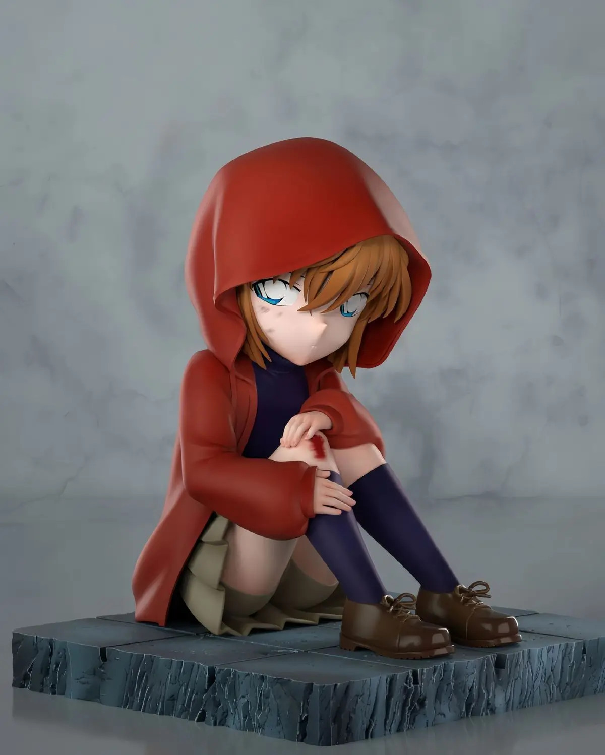13cm Haibara Ai Little Red Riding Hood Anime Figure Collectible Gift New Model