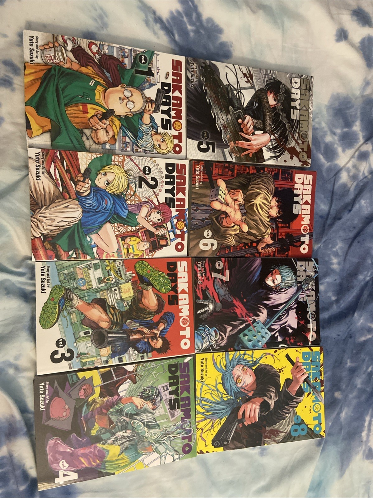Sakamoto Days 1-8 Volumes Good Condition