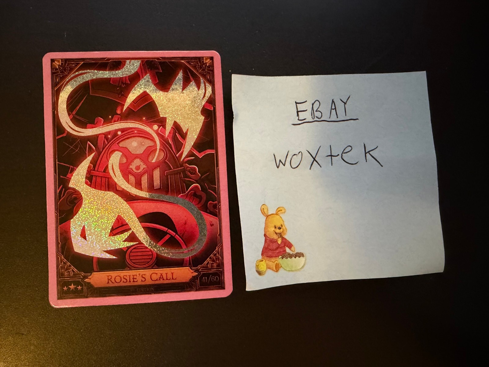 Hazbin Hotel Season 2 Pink Foil Holo Trading Cards – 41/60 – ROSIE’S CALL