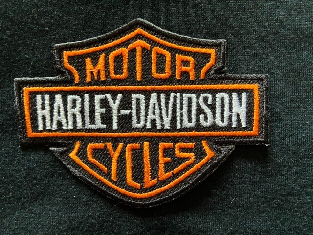 Embroidered Sew-on Patch, Harley-Davidson, 3.5″ X 2.75″