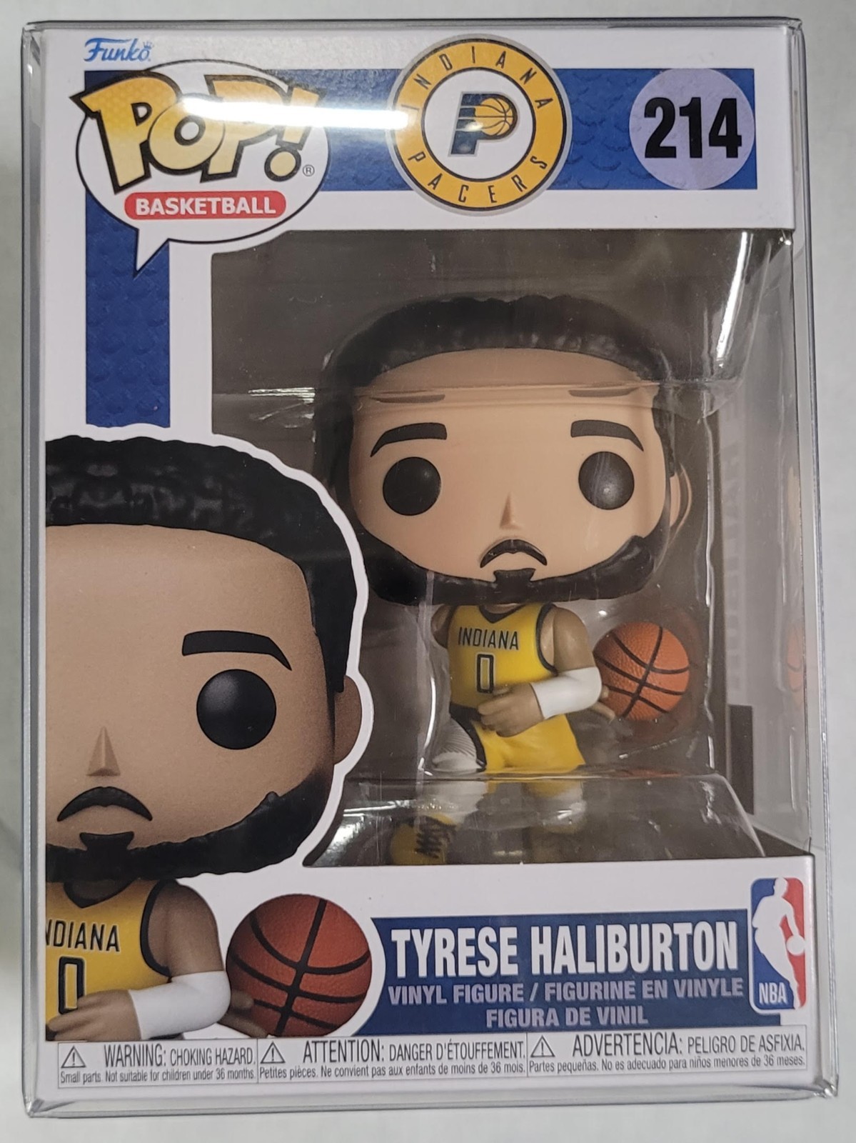 Funko Pop NBA Stars Pacers Tyrese Haliburton Figure w/ Protector