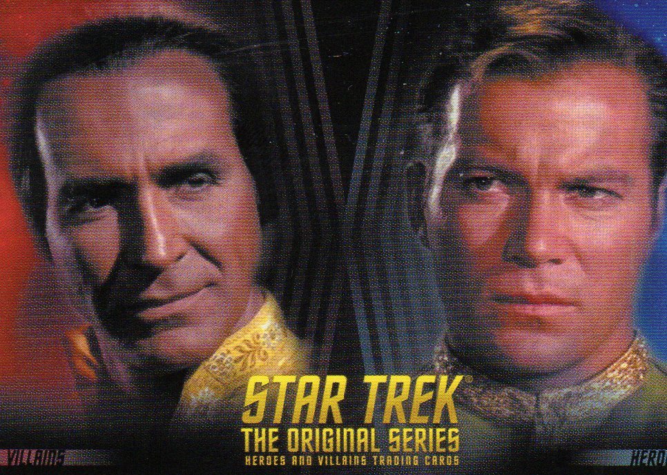 Star Trek The Original Series Heroes & Villains 100 base Set+P1 promo + wrapper