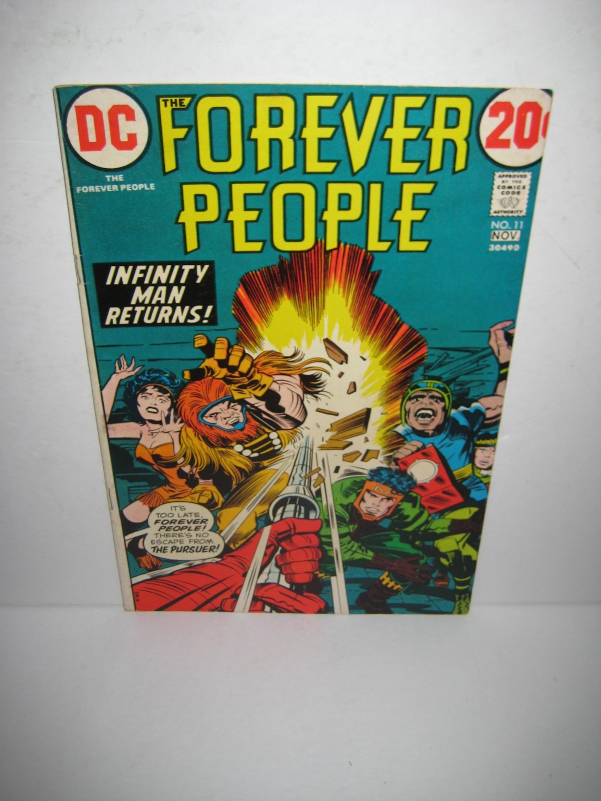 Forever People #11 DC Comics 1972 Jack Kirby Cover and Art Vintage Comic Book