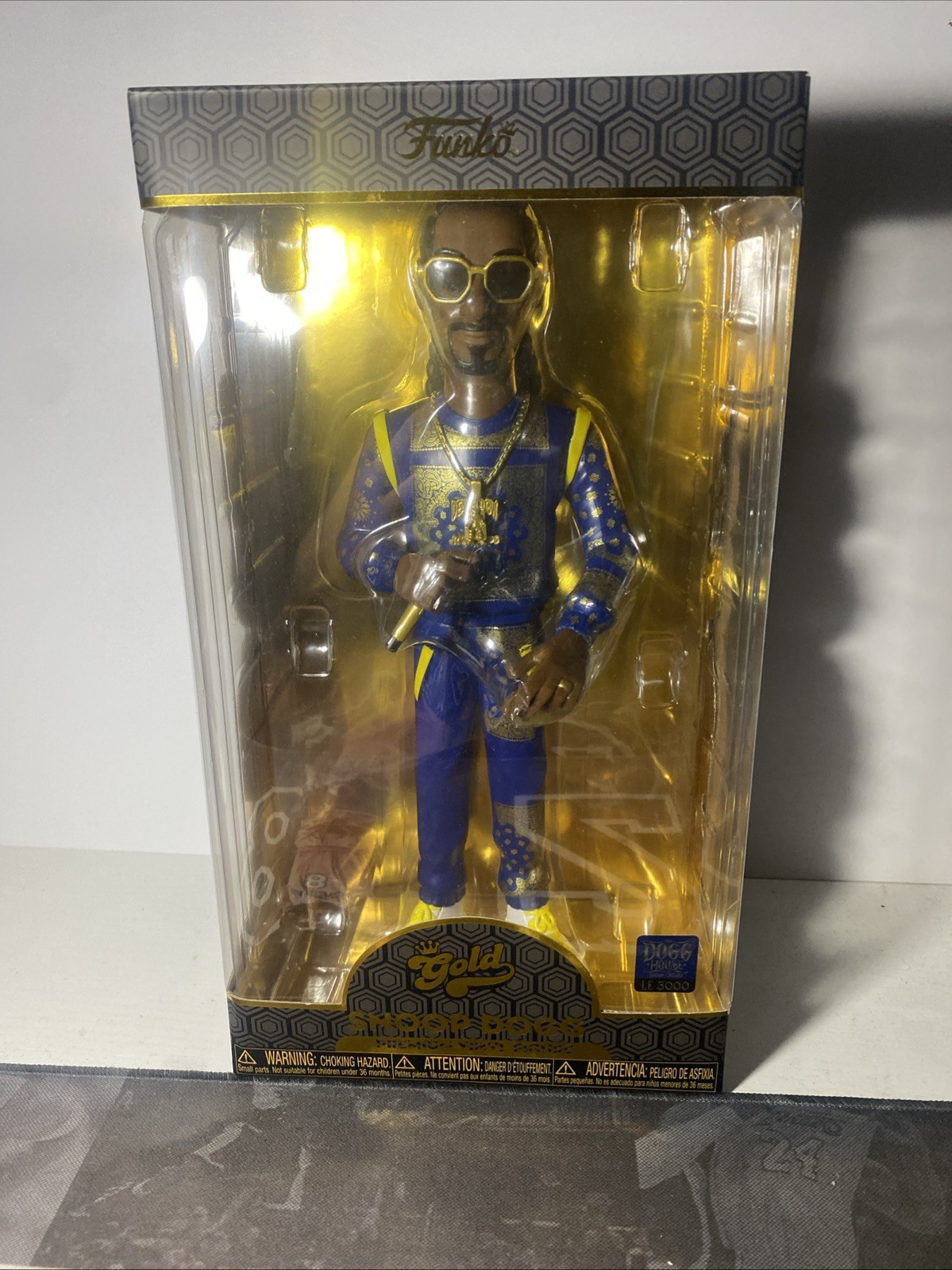 Snoop Dogg FUNKO GOLD 12 INCH THA DOGG HOUSE LE 5,000 PCS
