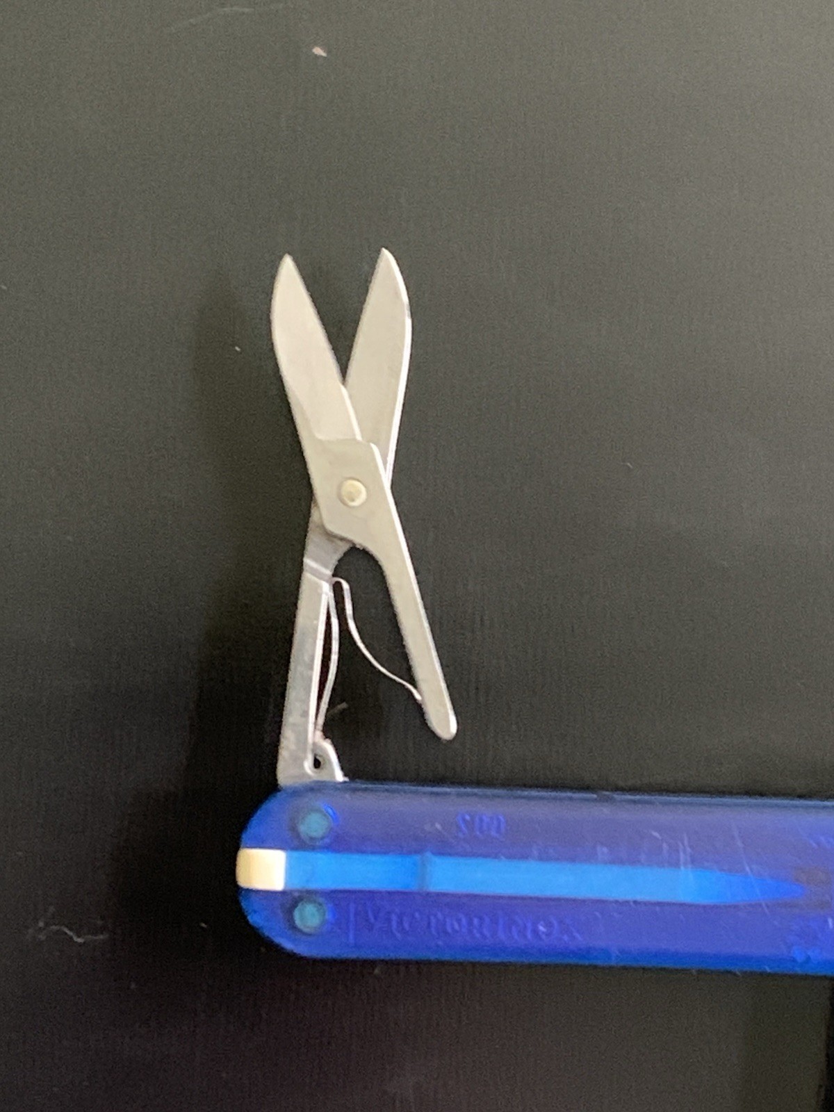 Victorinox Swiss Army 58mm Classic SD Translucent Blue Pocket Knife
