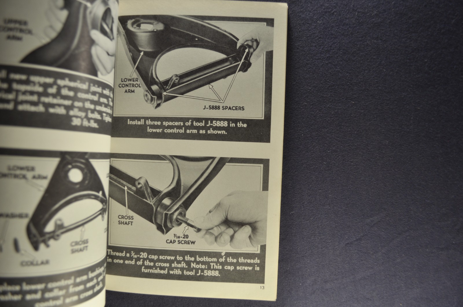 1955 Chevrolet Front Suspension Service Book Belair 150 210 Nice Original 55