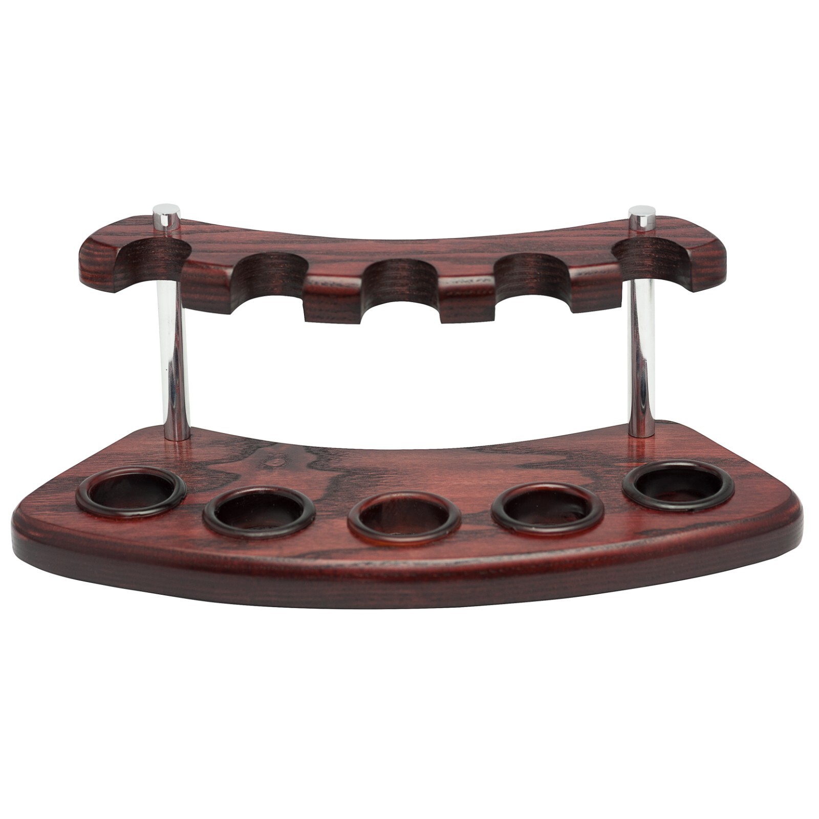 Stand for wooden five pipes Rack handmade for smoking tobacco Holder for 5 bowls