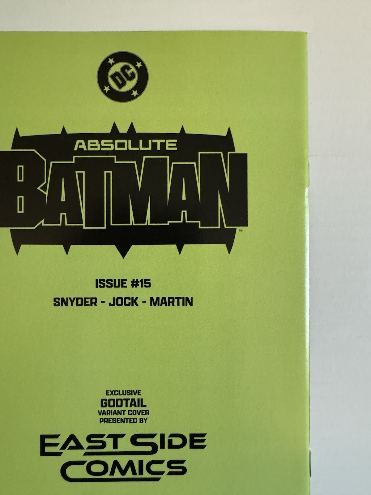 Absolute Batman #15 – Godtail Absolute Joker Exclusive – DC – Ltd 800 – NM