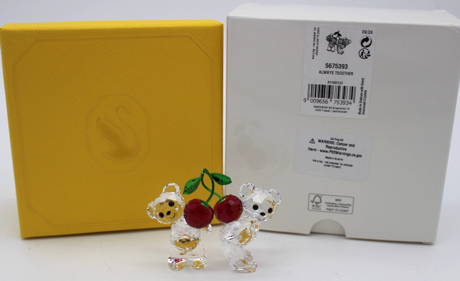 Swarovski Crystal Kris Bear Always Together (5675393) – Brand New