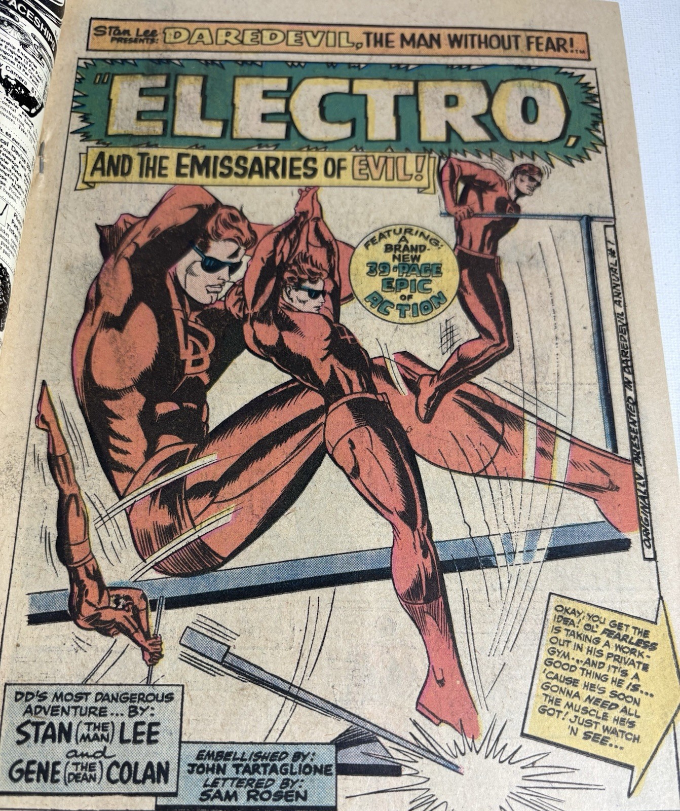 Giant-Size Daredevil #1 (1975) See The Man Without Fear Battle As Never Before!