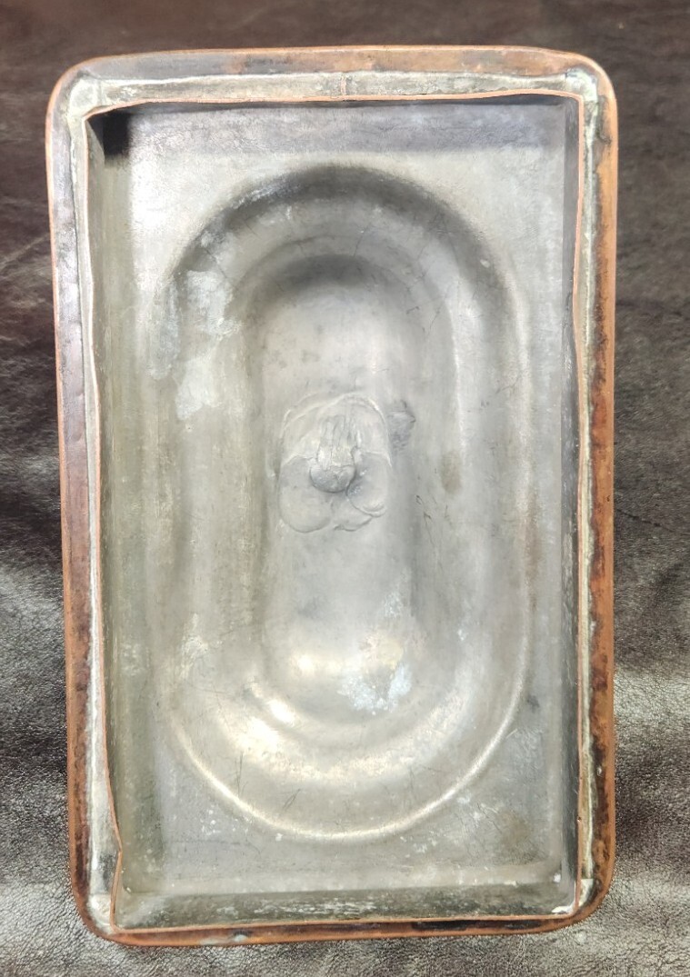 Antique 19th Cent. Belgian Copper Lavabo/Wall Fountain 10×19″ OOAK/Charming