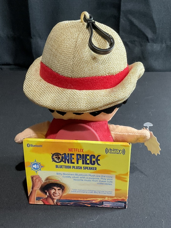 One Piece Bitty Boomers Bluetooth Speaker Plush Zoro And Luffy Set Of 2 New