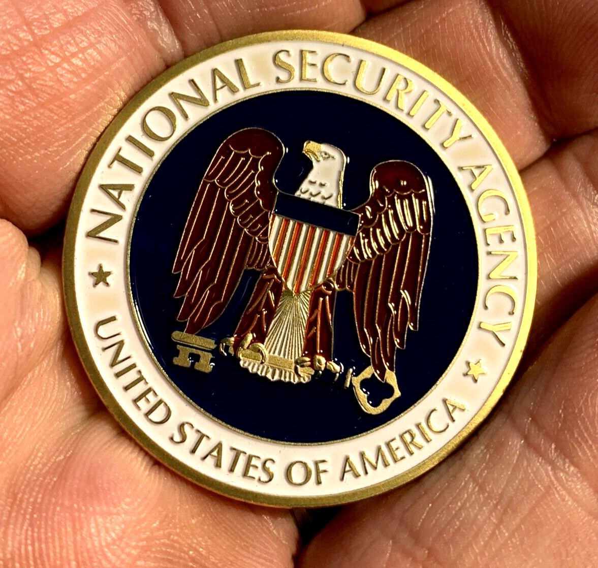 NSA US National Security Agency DOD Challenge Coin IN STOCK-SHIPS IN 24HRS!