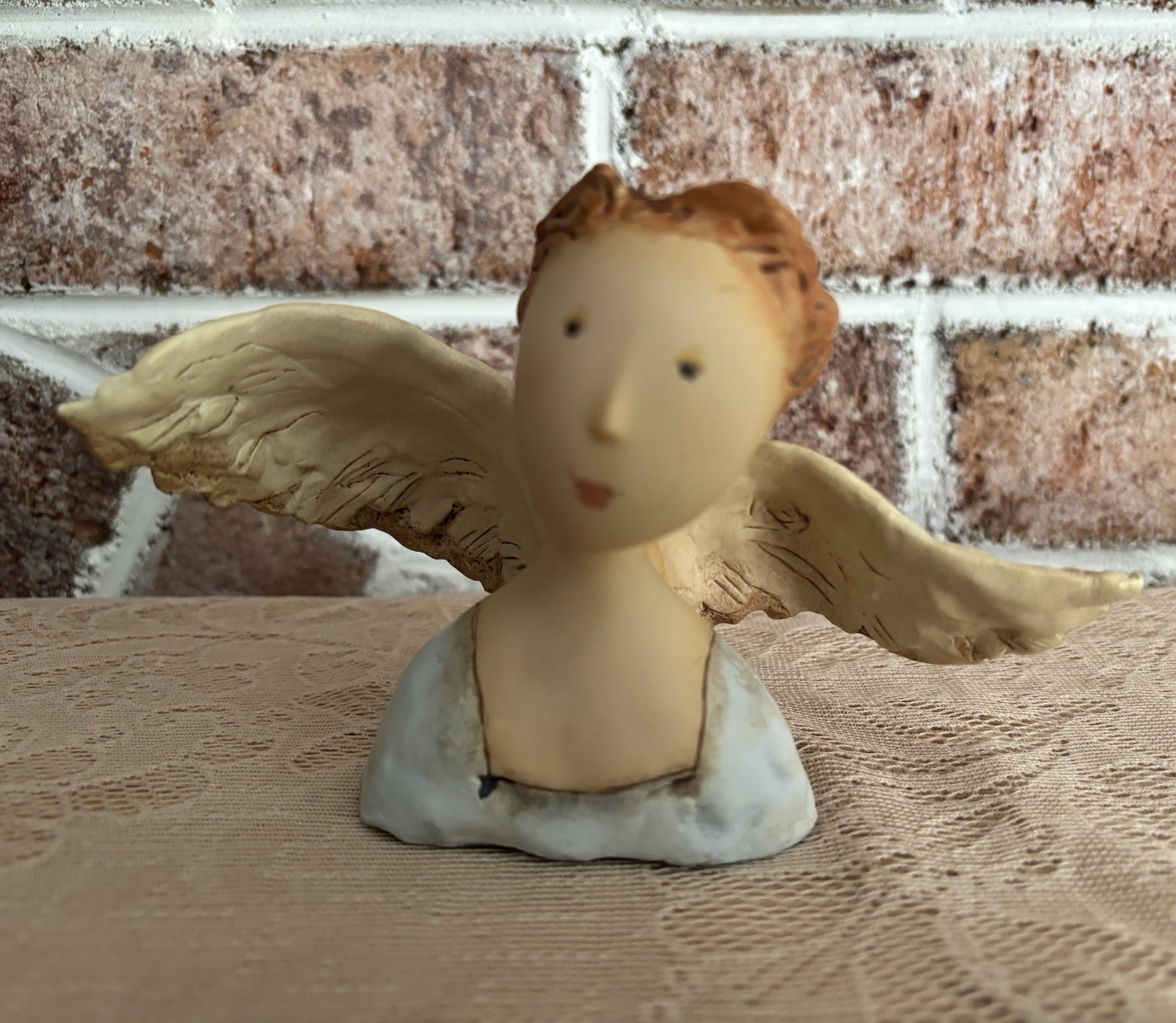 “Endearing” ~ Journey of Grace ~ Angel Figurine ~ 2003 ~ Nancy Carter DEMDACO
